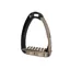 Tech Venice Flat Evo Safety Stirrups-Black/Brown